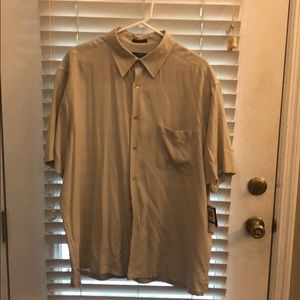Alfani XL silk shirt